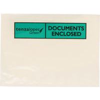 Pochettes à documents en papier kraft autocollantes - Blanc - A4-A6