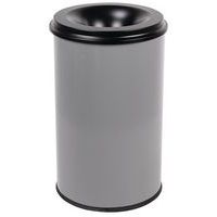 Poubelle antifeu Manutan - 20 L à 110 L - Noir ou Gris - Manutan Expert