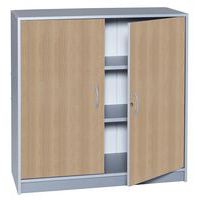 Armoire portes battantes couleur caisson aluminium - Manutan Expert