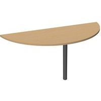 Extension pour bureau demi lune Quatuor - Manutan Expert