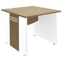 Bureau droit pieds panneaux Quatuor, Type de piétement: Panneau, Hauteur hors tout: 72 cm