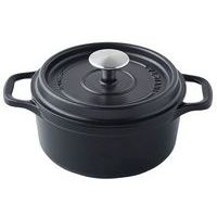 Cocotte en fonte ronde 32 cm -INVICTA- Noire