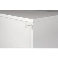 Armoire combi à 4 étagères et socle acier - Hammerbacher