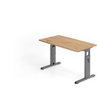 Bureau à piètement en C - 120x67 cm - Hammerbacher