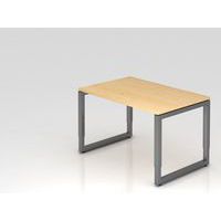 Bureau avec pieds en O carré - 120x80 cm - Hammerbacher