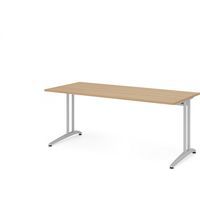Bureau droit piètement en C - 180x80 cm - Hammerbacher