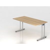 Bureau piètement en C série NS16 - 160 x 80 cm - Hammerbacher