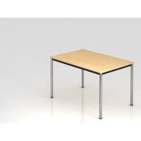 Table de réunion à pieds ronds - 120x80 cm - Hammerbacher