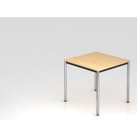 Table de réunion à pieds ronds - 80x80 cm - Hammerbacher