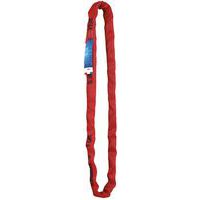 Élingue ronde sans fin, CMU: 5000 kg, Longueur utile: 1 m, Diamètre Ø: 35 mm, Modèle: Ronde, Coloris: Rouge