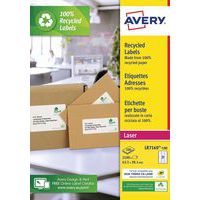 Étiquette recyclée Avery - Impression laser - Avery