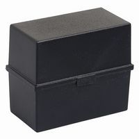 Boîte portative noire 200 fiches - Exacompta