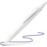 Stylo à bille - Reco - blanc/bleu - Schneider