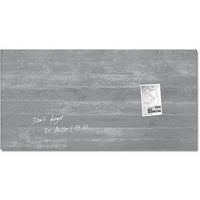 Tableau magnétique en verre - 910x460x15mm - design beton - Sigel