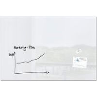 Tableau magnétique en verre XL - 1500x1000x18mm - super blanc - Sigel