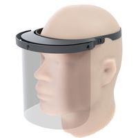 Lot de 25 visières de protection amovibles
