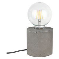 Lampe à poser en béton gris- cylindric-pour 1 ampoule-Strong