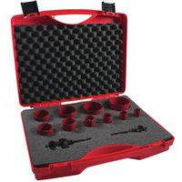 Jeu 10 scies cloches bi-métal HSS Ø 19 à 64mm - Manutan