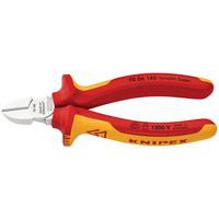Pince coupante chromée isolée 1000V  - Knipex