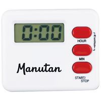 Compteur décompteur Blanc - 100 min - Manutan