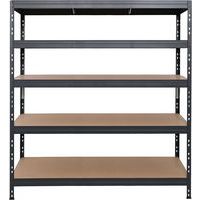 Rayonnage léger Rapid 3 Évolution 1800x1500x600 anthracite - Manutan Expert
