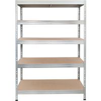 Rayonnage léger Manutan Rapid 3 Évolution, Charge maxi par tablette: 250 kg, Hauteur: 1800 mm