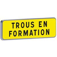 Panonceau KM9 Trous en formation - Taliaplast