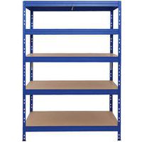 Rayonnage léger Rapid 3 Évolution 1800x1500x600 bleu - Manutan Expert