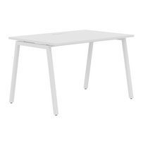 Bureau droit 120 cm pieds A Misao, Type de piétement: En V, Hauteur: 74 cm, Largeur hors tout: 120 cm