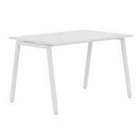 Bureau droit 140 cm pieds A Misao, Type de piétement: En V, Hauteur: 74 cm, Largeur hors tout: 140 cm