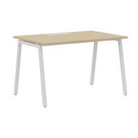 Bureau droit 140 cm pieds A Misao, Type de piétement: En V, Hauteur hors tout: 74 cm