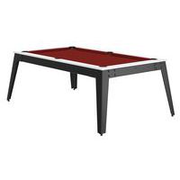 Billard Steel cadre blanc - pieds gris Rene Pierre