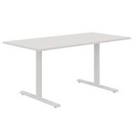 Bureau droit 140 cm pieds T Misao, Type de piétement: En T, Hauteur hors tout: 71.5 cm