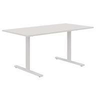 Bureau droit 160 cm pieds T Misao, Type de piétement: En T, Hauteur hors tout: 71.5 cm