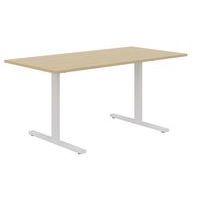 Bureau droit 140 cm pieds T Misao, Type de piétement: En T, Hauteur hors tout: 71.5 cm