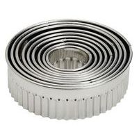Découpoir rond cannelé de 9 emporte pièces Inox - Lacor