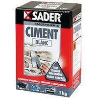 Ciment blanc 1 kg - Sader