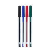 Etui 4 stylos bille plastique recyclé 4 couleurs