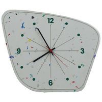 La Grande Horloge fond blanc confettis Lalala