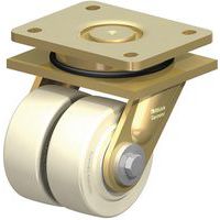 Roulette jumelee pivotante acier - roue en polyamide moule - Blickle