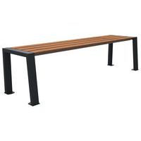 Banquette BERLIN 1.80 m lames bois/métal - BUTON DESIGN