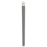 Potelet BOOPI PMR tête boule métal hauteur 1.20 m - BUTON DESIGN