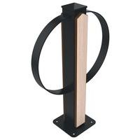 Support-vélos CYCLEA double bois/métal platine - BUTON DESIGN