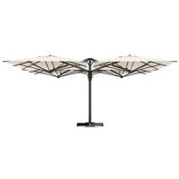 Parasol Quattro Carbon 6 x 6 m sans volant