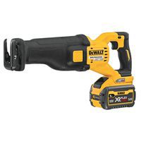 Scie sabre 54V 2Ah - 2 batteries et coffret TSTAK - DEWALT