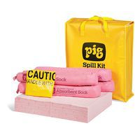 Kit absorbant portable liquides agressifs - New pig