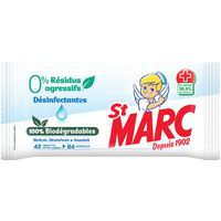 Lingettes 0% résidus agressifs désinfectantes - St Marc