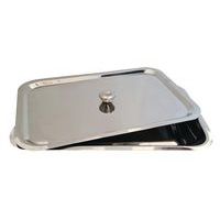 Plateau inox avec couvercle Holtex