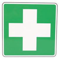 Panneau secours - Premiers secours - Aluminium - Manutan Expert