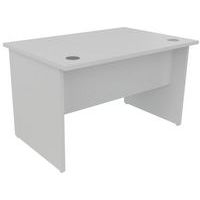 Bureau droit, Type de piétement: Panneau, Hauteur: 72 cm, Largeur hors tout: 120 cm